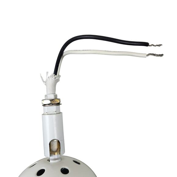 Hampton Bay Ceiling Fan AC-552 Replacement Bell Light White Tested Works - Picture 5 of 6